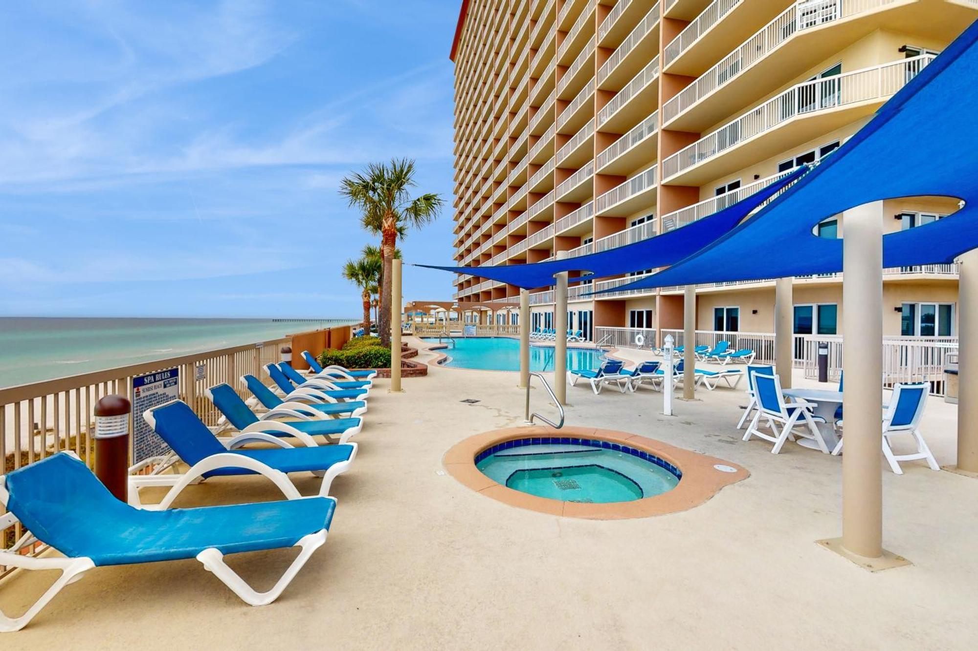 Sunrise Beach 1702 - Beachfront Condo Panama City Beach Dış mekan fotoğraf